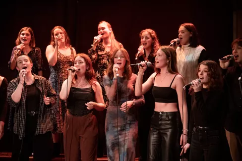 Young Voices beim Auftritt