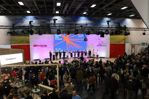 Young Voices beim Auftritt