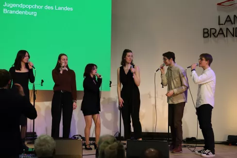 Young Voices beim Auftritt