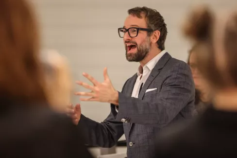 Young Voices beim Auftritt