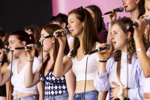 Auftritt der Young Voices beim Sound City Festival 2023