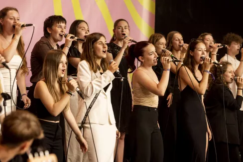 Auftritt der Young Voices beim Sound City Festival 2023
