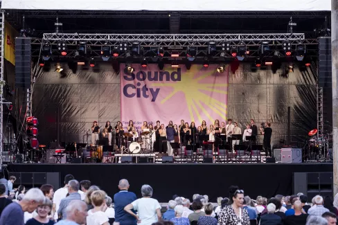Auftritt der Young Voices beim Sound City Festival 2023