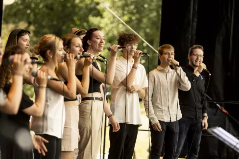 Auftritt der Young Voices beim Sound City Festival 2023